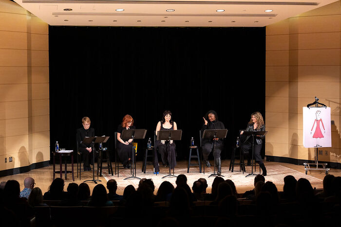 Sandy Duncan, Andrea McArdle, Krysta Rodriguez, Saycon Sengbloh, and Sarah Stiles Photo