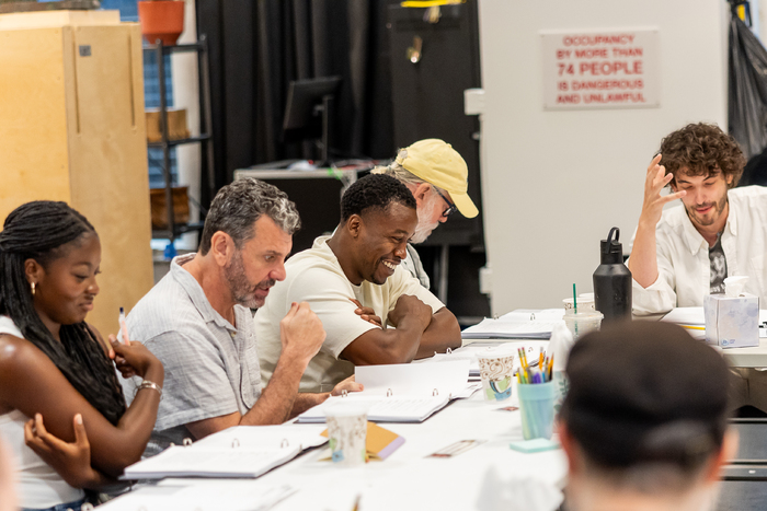 Abiola Obatolu, Bradley Dean, Jason Bowen, Terrence Mann and Clay Singer  Photo