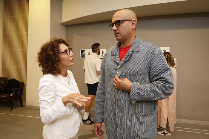 Andrea Martin, Ayad Akhtar Photo