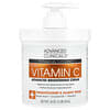 Advanced Clinicals, Vitamin C, Advanced Brightening Cream, 16 oz (454 g)