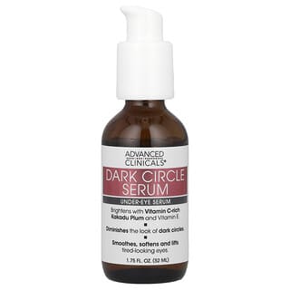 Advanced Clinicals, Dark Circle Eye Serum, Fragrance Free, 1.75 fl oz (52 ml)