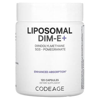 Codeage, Liposmal DIM-E+, o smaku granatu, 120 kapsułek