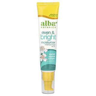 Alba Botanica, Even & Bright Moisturizer, SPF 15, 2 oz (57 g)