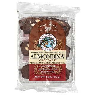 Almondina, Choconut, Galletitas de almendras y chocolate, 4 oz (113 g)