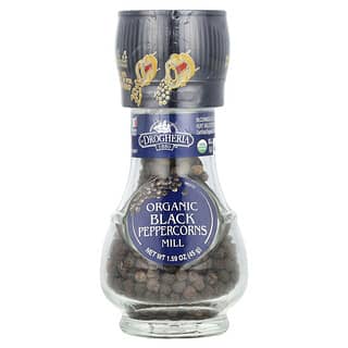 Drogheria & Alimentari, Molinillo de granos de pimienta negra orgánica, 45 g (1,59 oz)