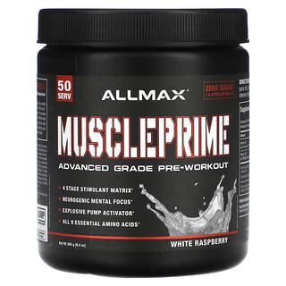 أولماكس‏, Muscleprime عامل أساسي، درجة متقدمة لقبل التمارين، توت العليق الأبيض، 9.4 أونصة (266 غ)