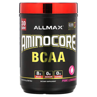 ALLMAX, AMINOCORE BCAA, Limonada rosa`` 315 g (0,69 lb)