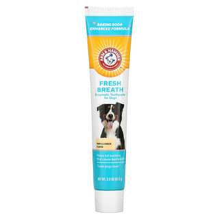 Arm & Hammer, Hálito Fresco, Pasta de Dente Enzimática, Para Cães, Gengibre de Baunilha, 67,5 g (2,5 oz)