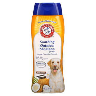 Arm & Hammer, Champú calmante de avena para mascotas, Vainilla y coco, 591 ml (20 oz. Líq.)