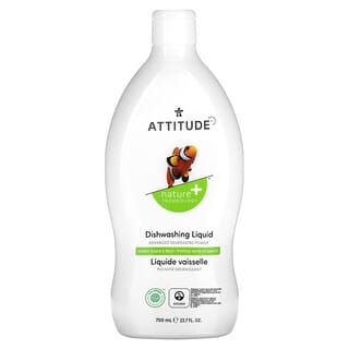 ATTITUDE, Geschirrspülmittel, Grüner Apfel und Basilikum, 23.7 fl oz (700ml)