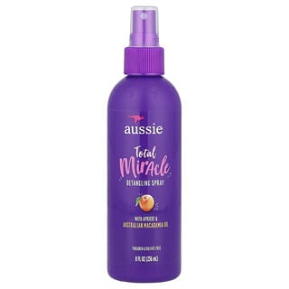 Aussie, Total Miracle Detangling Spray dengan Aprikot & Minyak Macadamia Australia, 236 ml (8 ons cairan)