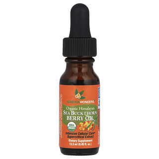 SeaBuckWonders, Organic Himalayan Sea Buckthorn Berry Oil, 0.45 fl oz (13.3 ml)