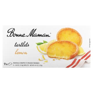 Bonne Maman, Tartaletas, Limón`` 9 tartaletas, 13,9 g (0,49 oz) cada una