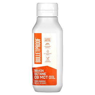 BulletProof, Beyin Oktan, C8 MCT Yağı, 14 fl oz (414 ml)