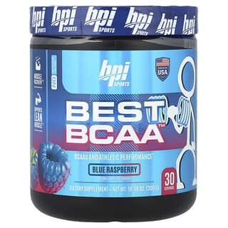 BPI Sports, Best BCAA™, Blue Raspberry, 10.58 oz (300 g)