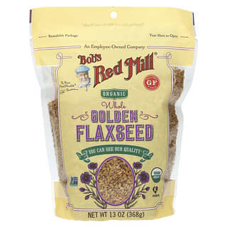 Bob's Red Mill, Organic Whole Golden Flaxseed, 13 oz (368 g)