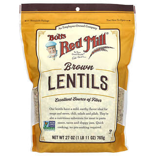 Bob's Red Mill, Lentejas marrones, 765 g (27 oz)