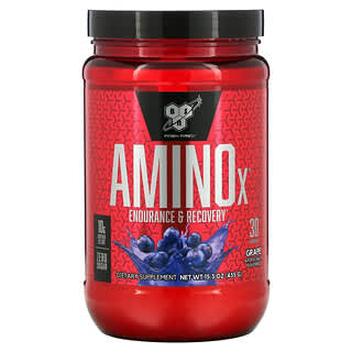 BSN, AminoX, Resistencia y recuperación, Uva, 435 g (15,3 oz)