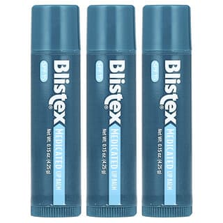 Blistex, Protector labial medicinal con factor de protección solar, FPS 15, Original, Paquete económico de 3 bálsamos, 4,25 g (0,15 oz) cada uno