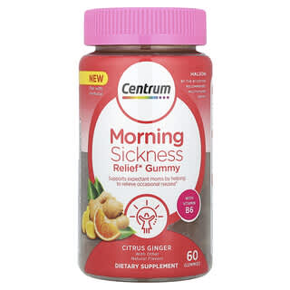 Centrum, Morning Sickness Relief Gummy, Citrus Ginger, 60 Gummies