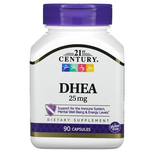 21st Century, DHEA，25 毫克，90 粒胶囊