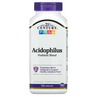 21st Century, Mezcla de probióticos Acidophilus, 150 cápsulas