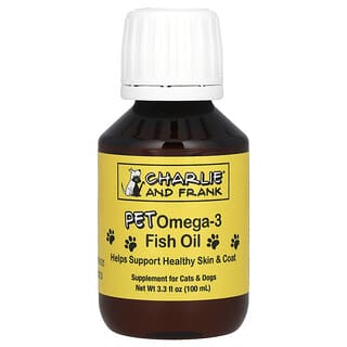 Charlie and Frank, Pet Omega-3 Fish Oil, For Cats & Dogs, 3.3 fl oz (100 ml)