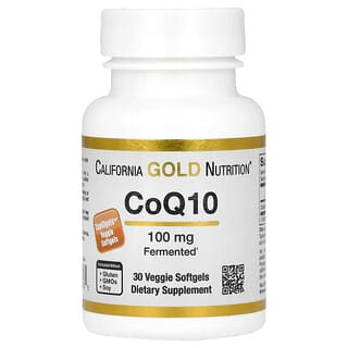 California Gold Nutrition, CoQ10, 100 mg, 30 capsules végétariennes à enveloppe molle