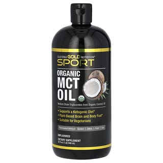 California Gold Nutrition, Sport, Organic MCT Oil, Bio-MCT-Öl, 946 ml (32 fl. oz.)