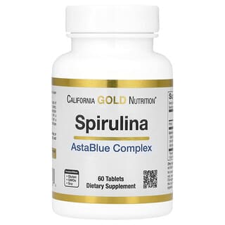 California Gold Nutrition, Spirulina AstaBlue Complex, 60 Tablets