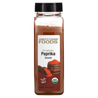 California Gold Nutrition, Foods, Páprika orgánica, Molida, 538 g (19 oz)