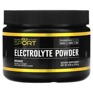 California Gold Nutrition, Sport, Electrolyte Powder, Natural Orange, 9.84 oz (279 g)