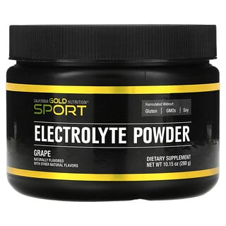 California Gold Nutrition, Sport, Electrolyte Powder, Natural Grape, 10.15 oz (288 g)