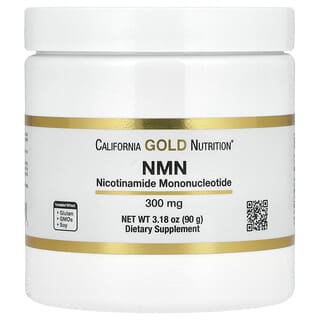 California Gold Nutrition, NMN en polvo, 300 mg, 90 g (3,2 oz)