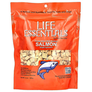 Cat-Man-Doo, Life Essentials, Friandises au saumon sauvage d'Alaska lyophilisé, 142 g