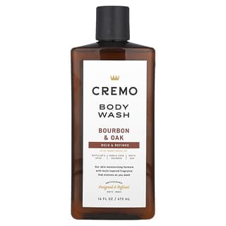 Cremo, All Season, Gel de ducha, No. 8, Bourbon y roble, 473 ml (16 oz. Líq.)