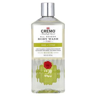 Cremo, Jabón líquido para el cuerpo para todas las estaciones, N.º 2, Salvia y cítricos, 473 ml (16 oz. líq.)