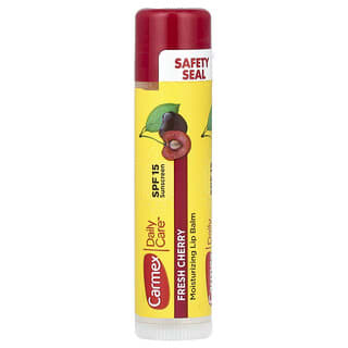 Carmex, Cuidado Diário, Bálsamo Labial Hidratante, Cereja Fresca, FPS 15, 4,25 g (0,15 oz)