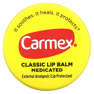 Carmex, Classic Lip Balm, Medicated, 0.25 oz (7.5 g)