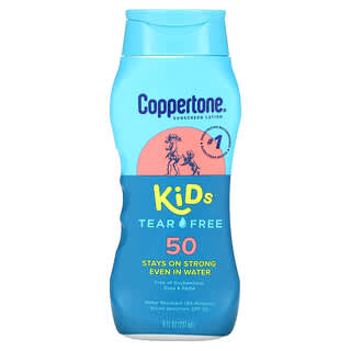 Coppertone, Crianças, Sem Lágrimas, Loção de Proteção Solar, FPS 50, 237 ml (8 fl oz)