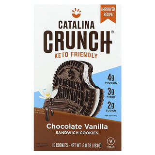 Catalina Crunch, Keto Sandwich Cookies, Schokolade-Vanille, 16 Kekse, 193 g (6,8 oz.)