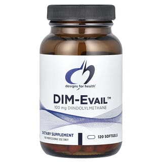 Designs For Health, DIM-Evail™（ジインエベイル）、100mg、ソフトジェル120粒