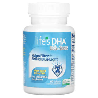 لايفس دي إتش إيه‏, Kids & Teens DHA, 200 mg, 60 Softgels