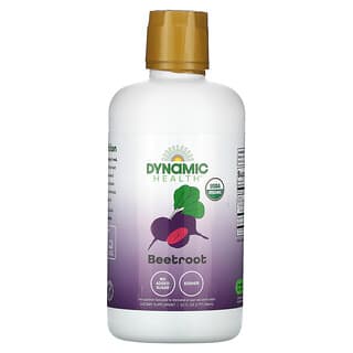 Dynamic Health, Remolacha orgánica certificada, 946 ml (32 oz. Líq.)