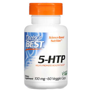 Doctor's Best, 5-HTP, 100 mg, 60 Cápsulas Vegetais