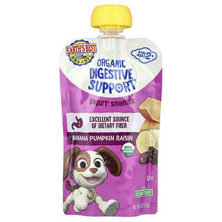 Earth's Best, Yogurt Smoothie, Banana Pumpkin Raisin, Ages 2+, 4 oz (113 g)