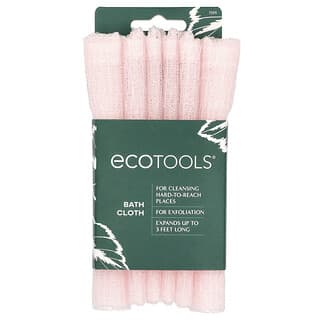 EcoTools, Bath Cloth, Pink, 1 Cloth