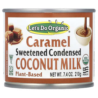 Edward & Sons, Let's Do Organic®, Leche de coco condensada endulzada, Caramelo, 210 g (7,4 oz)