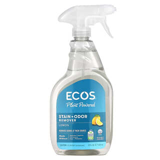 Earth Friendly Products, Ecos, Препарат за премахване на петна и миризми, лимон, 22 течни унции (650 мл)