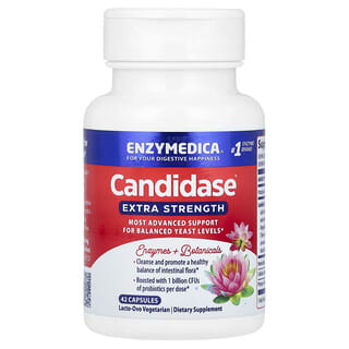 Enzymedica, Candidase，特別強力，42粒膠囊